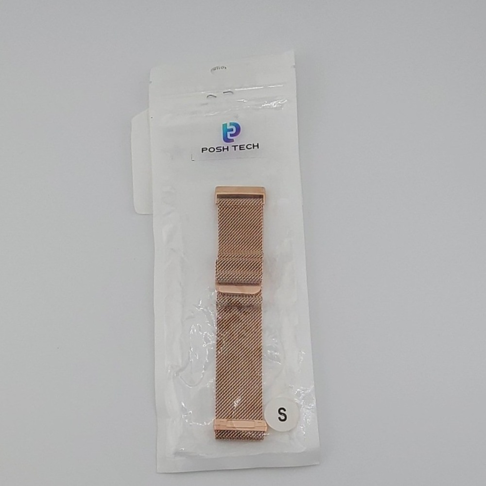Posh Tech Rose Gold Milanese Loop Magnetic Watch Band Size Small